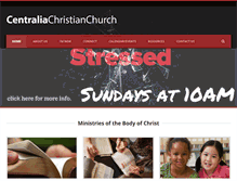 Tablet Screenshot of centraliachristian.org